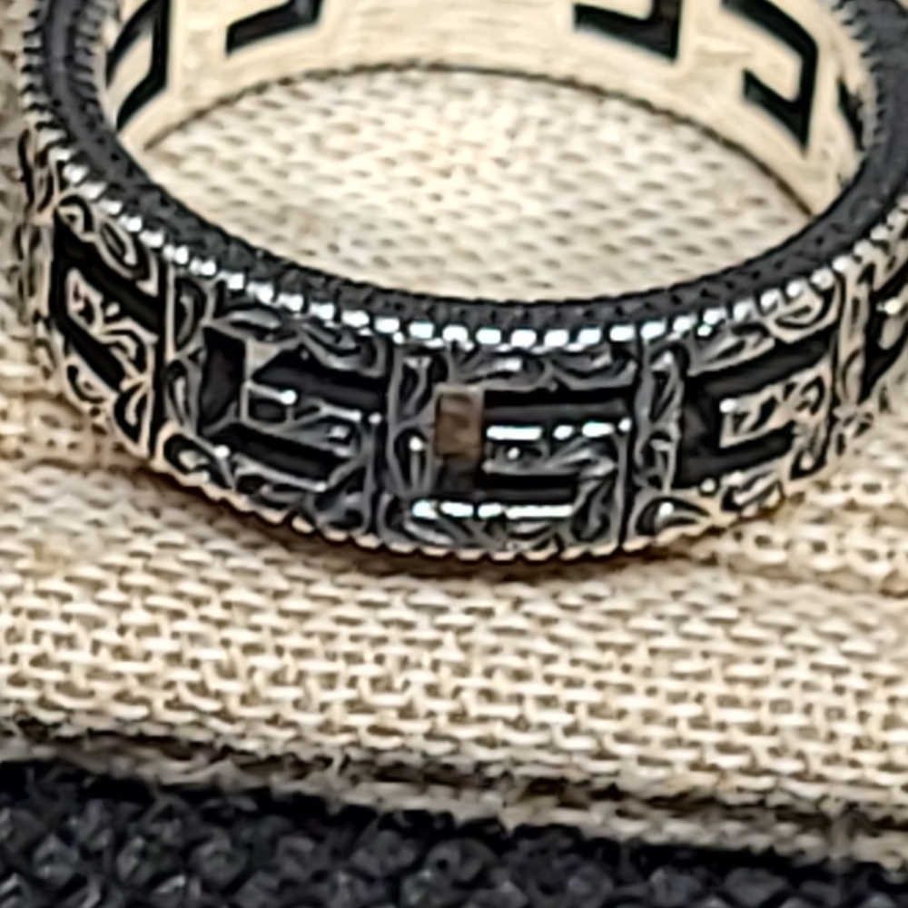 Authentic & iconic Gucci Silver Men's Ring. # 9 - Picture 5 of 7